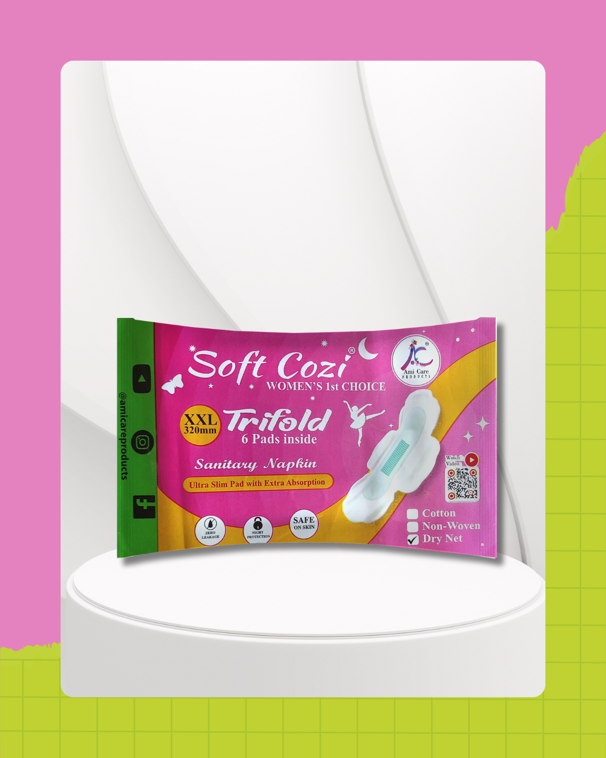 Drynet Top sheet Sanitary Napkin (XXL - 320mm)