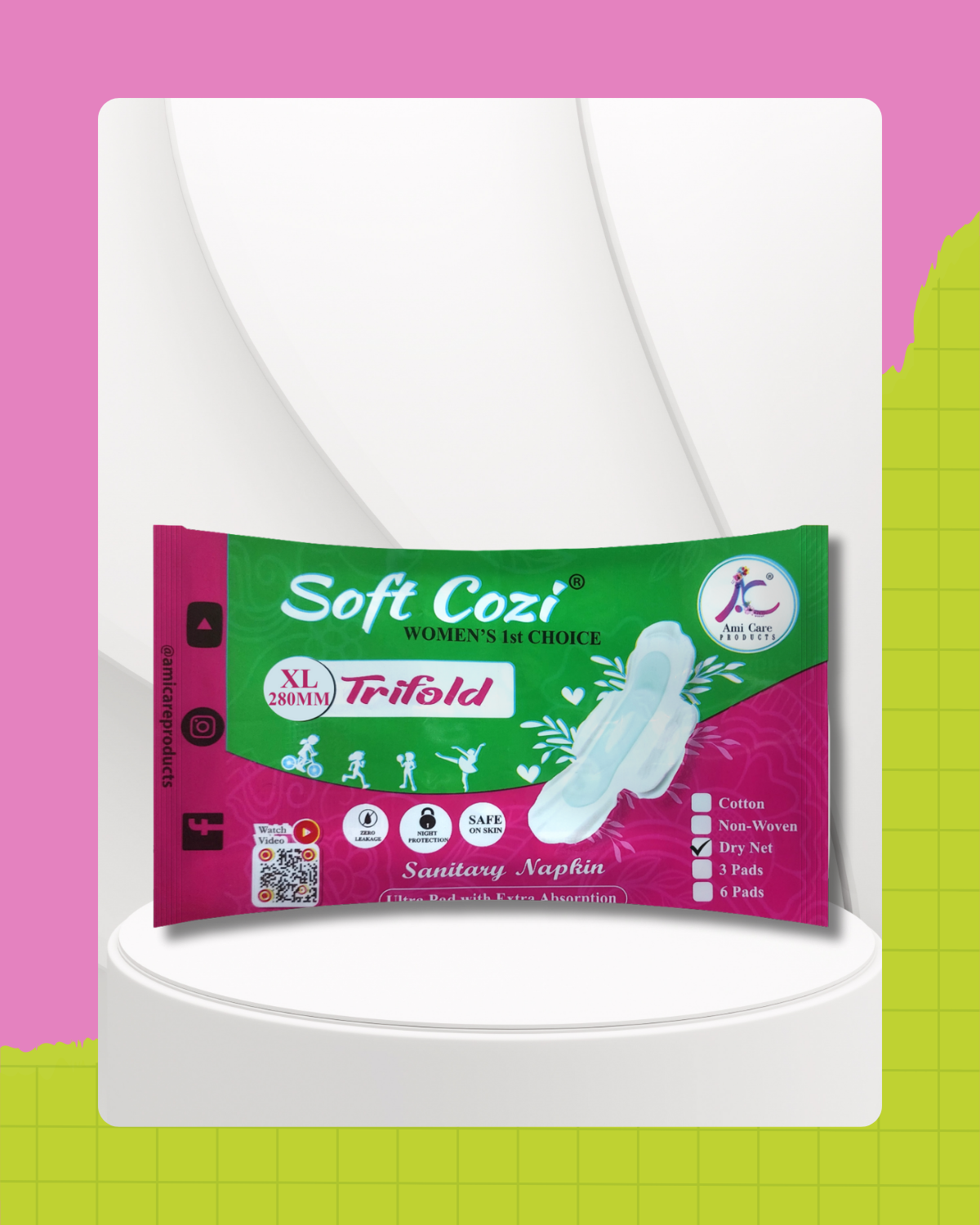 Drynet Top sheet Sanitary Napkin (XL - 280mm)