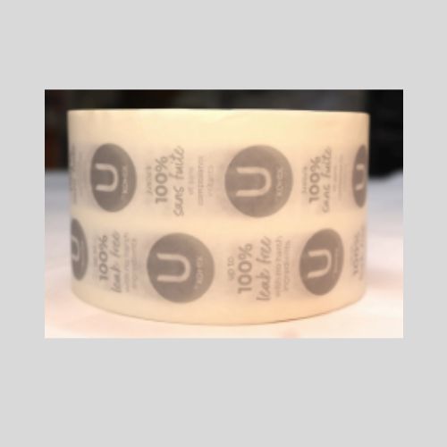 RELEASE COATED PAPER SHEET & ROLL NAME PRINTED