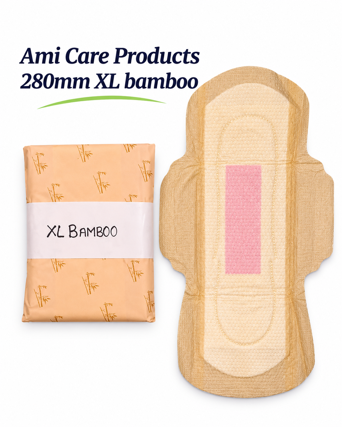 Bamboo Cotton Topsheet Anion Chip Sanitary Napkin (Big Box 40Pcs)