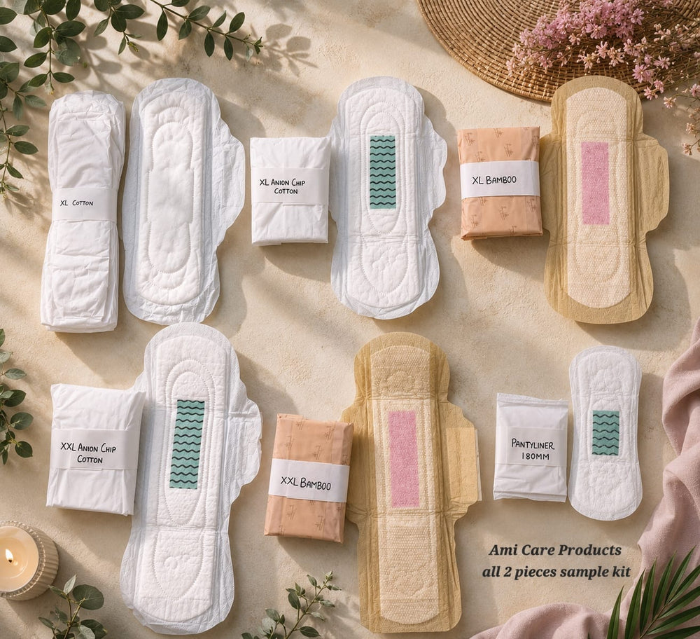 All Variety Sanitary Pad  2-2pcs each. Free Sample
