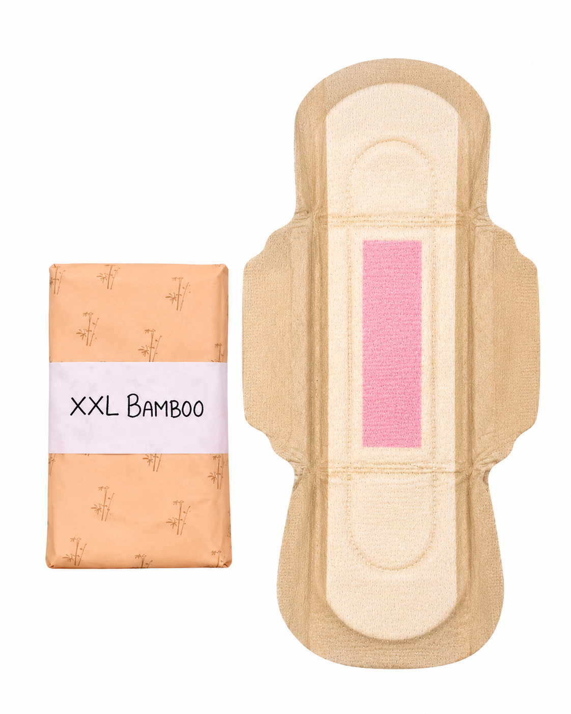 Bamboo Cotton Topsheet Anion Chip Sanitary Napkin (Big Box 40Pcs)